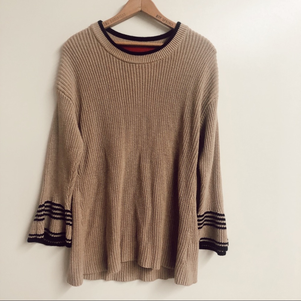 NWOT Tommy Hilfiger Bell Sleeve Sweater sz XL✨